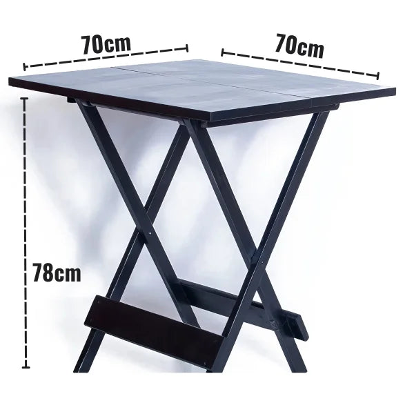 Conjunto Dobrável 70x70 Com 4 Cadeiras Estofadas LP