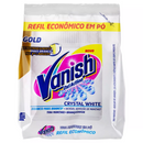 Kit 10 Tira manchas Vanish Oxi Action Crystal White Branqueador em pó 400 g + Kit Alvejante Multiuso + Branqueador Crystal White Sem Cloro Vanish 1,5l