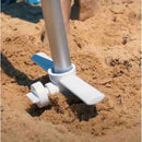 Kit Guarda Sol Ombrelone 2,4m Malibu Carrinho De Praia Avanço 2 Cadeira Reclinável 8 Posições Saca Areia - Tobee - Azul