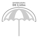 Kit Praia Guarda Sol 2,4m Carrinho Avanço 4 Cadeira Alta Caixa Térmica 34L Saca Areia - Mor - Verde