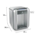 Purificador Electrolux Água Gelada, Fria e Natural com Painel Easy Touch Cinza (PE11X) Bivolt
