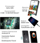 Smartphone Motorola Moto G24 8GB RAM Boost* 128GB Grafite