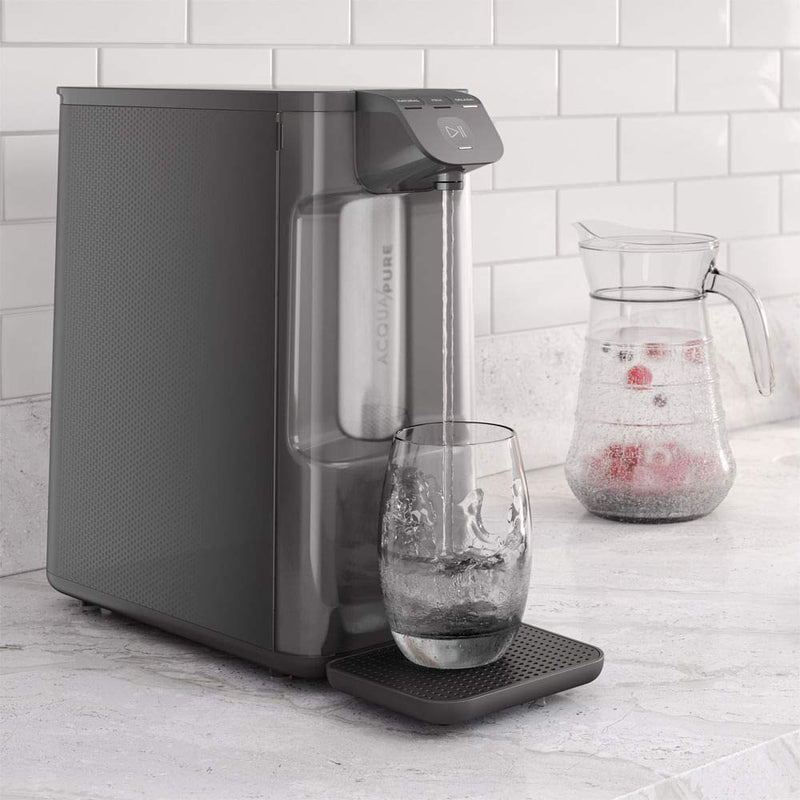 Purificador de Água Gelada Fria e Natural Elétrico Compacto Eletronico placa Electrolux Filtro refil 6 meses ou 3000l Painel Touch Bivolt