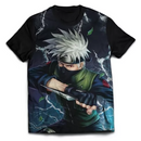 Camisas Camiseta Kakashi Naruto Lightning Blade