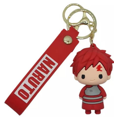 Chaveiro Anime Naruto Shippuden - Gaara Figura Ação