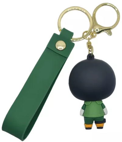 Chaveiro Anime Naruto Shippuden - Rock Lee Figura Ação