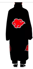 Kit Itachi Manto Akatsuki Infantil + 19 Itens Cosplay Naruto
