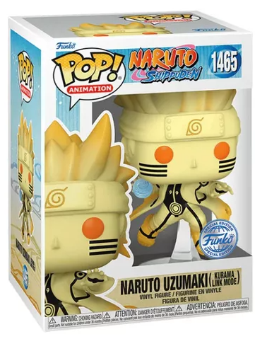 Funko Pop! 1465 Naruto Uzumaki Kurama Link Mode Special Edition