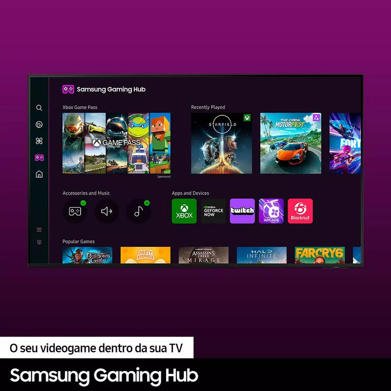 Smart TV Samsung UN50DU7700GXZD 50" 4K Crystal