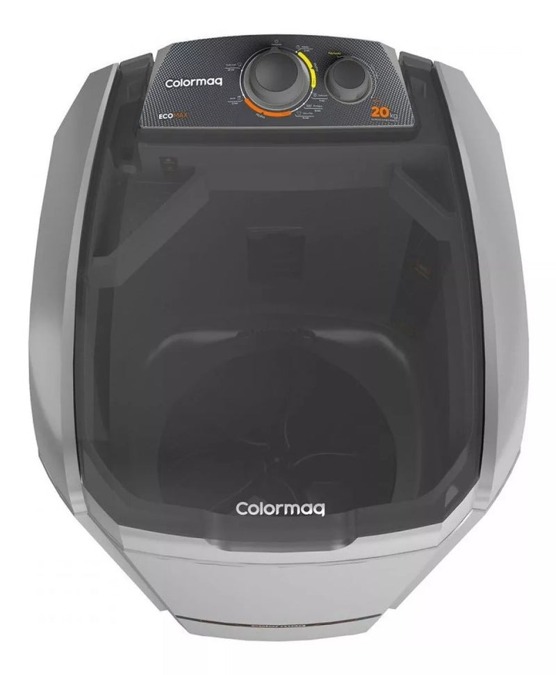 Máquina de lavar semi-automática Tanquinho Colormaq LCS 20kg BIVOLT - prata