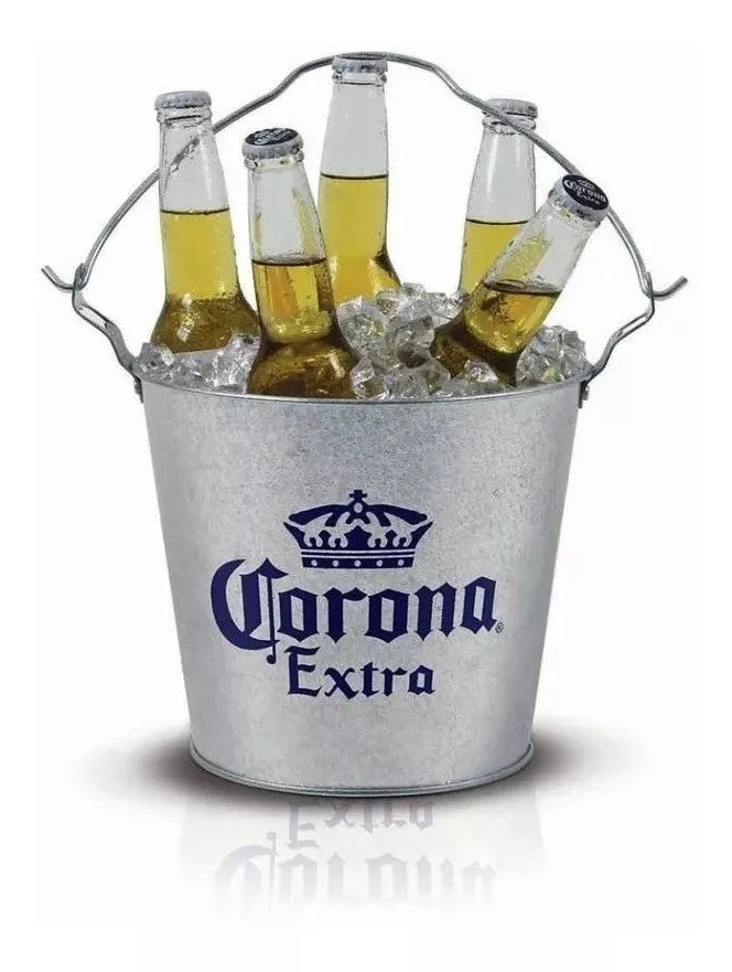 Pack 2cx de Cerveja Corona Extra Long Neck 330ml (48 unidades) - Balde Gelo Corona Extra Com Abridor De Garrafa