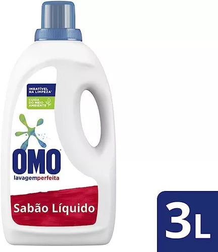 Kit 6 Sabão líquido Lavagem Perfeita galão 3 L Omo