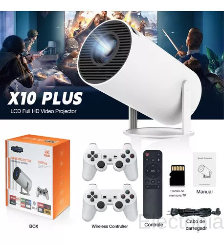 Projetor 4k Portátil Android Full Hd Video Game Home Theater