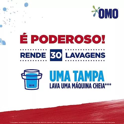 Kit 6 Sabão líquido Lavagem Perfeita galão 3 L Omo