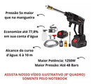 Mini Lavadora Portatil Alta Pressão A Bateria Alta Potencia