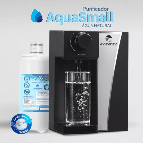 Filtro / Purificador De Água Natural Preto