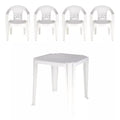 Combo 1 Mesa Tambaú Com 4 Cadeiras Iguape