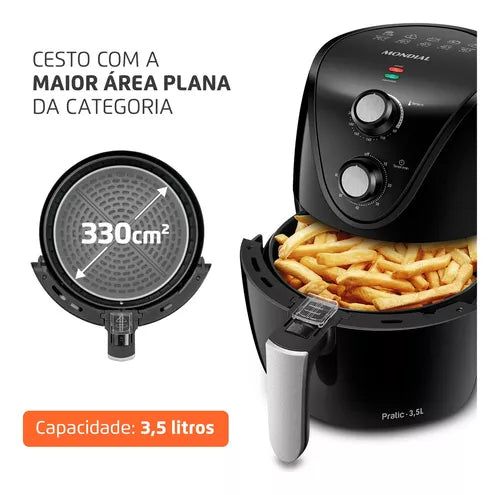 Mondial New Pratic Af-31 fritadeira air fryer cor preto 127V