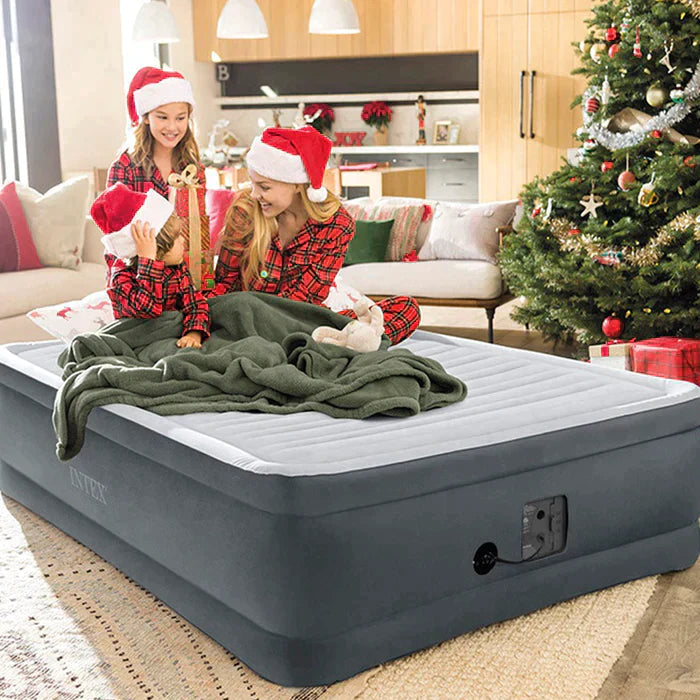 Colchão Inflável Casal Com Bomba de ar e Encosto