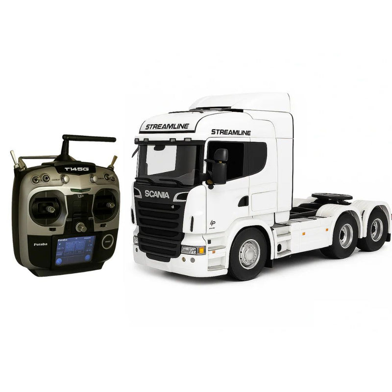 Caminhão Scania S540 6X4 Miniatura Realista de Controle Remoto + Carreta de Brinde (OFERTA DIA DOS PAIS)