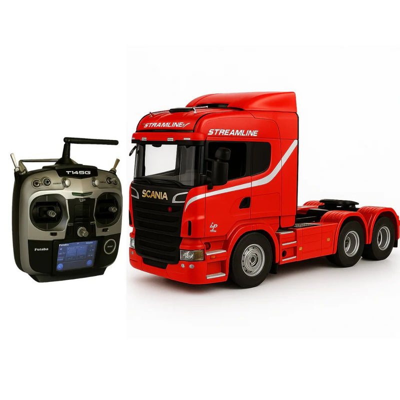 Caminhão Scania S540 6X4 Miniatura Realista de Controle Remoto + Carreta de Brinde (OFERTA DIA DOS PAIS)