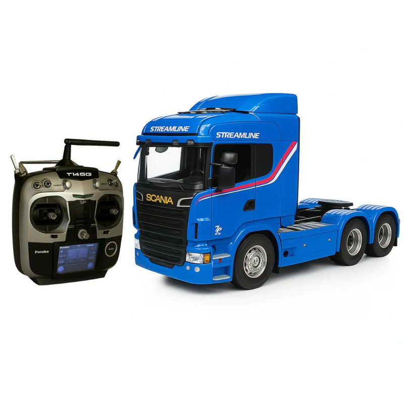 Caminhão Scania S540 6X4 Miniatura Realista de Controle Remoto + Carreta de Brinde (OFERTA DIA DOS PAIS)