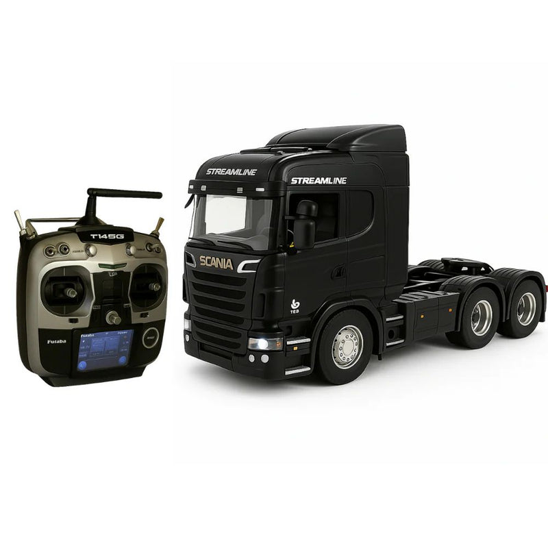 Caminhão Scania S540 6X4 Miniatura Realista de Controle Remoto + Carreta de Brinde (OFERTA DIA DOS PAIS)