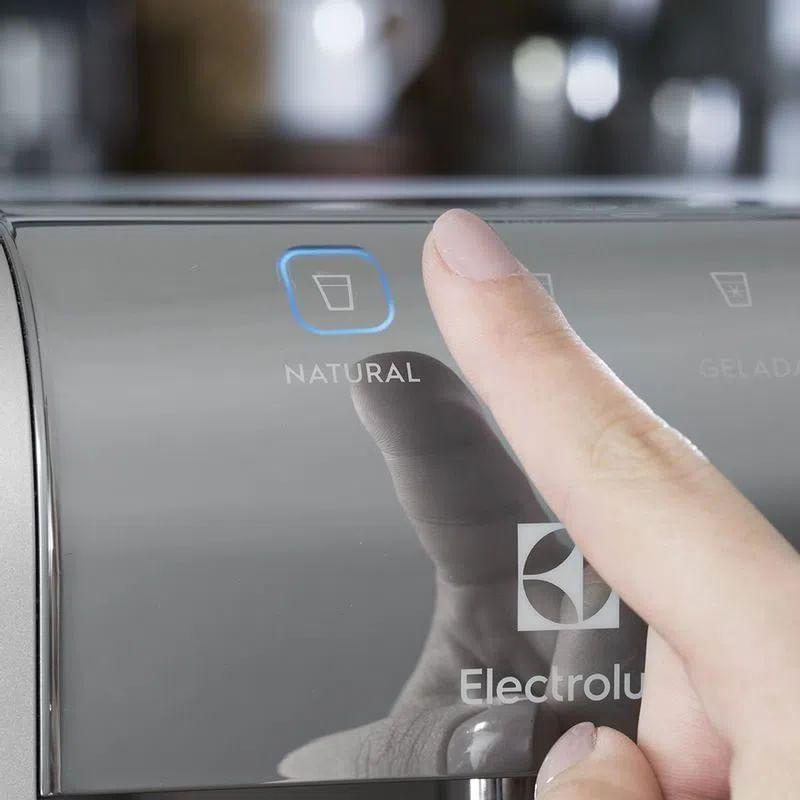Purificador Electrolux Água Gelada, Fria e Natural com Painel Easy Touch Cinza (PE11X)