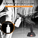 Lianai Lavadora de carro de alta pressão sem fio Limpador elétrico multifuncional com bico ajustável Baterias de 21 V Lavadora de alta pressão portátil Adequada para lavar carros/regar flore