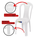 Kit 2 Mesas E 8 Cadeiras Branca Igreja Jardim Bar Resistente