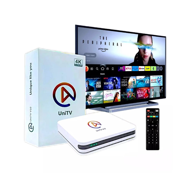 UNITV V10 APARELHO TV BOX SMART TV CANAIS LIBERADOS PRONTA ENTREGA BRASIL